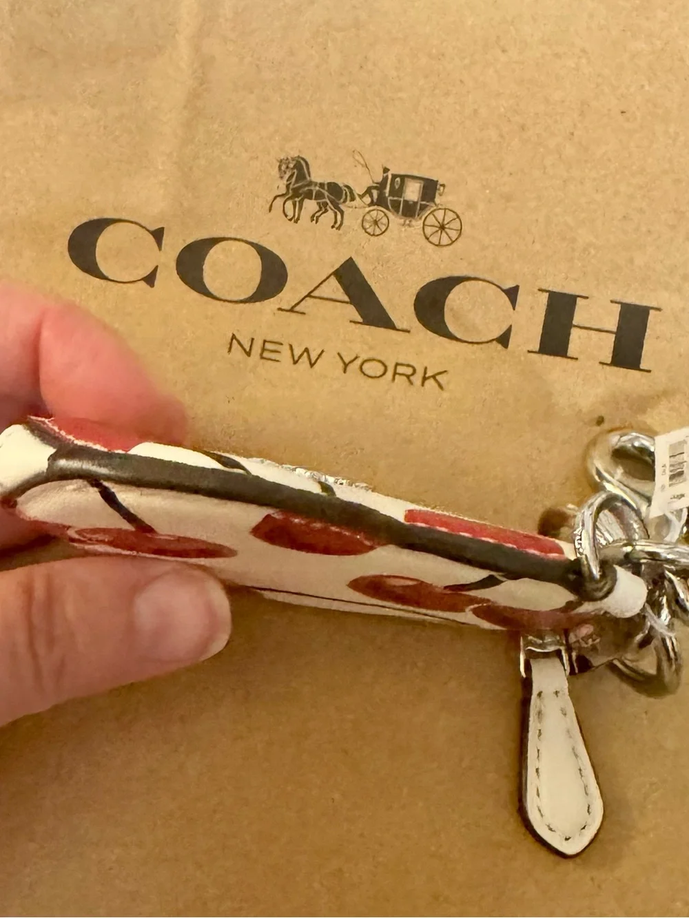 Coach heart shaped